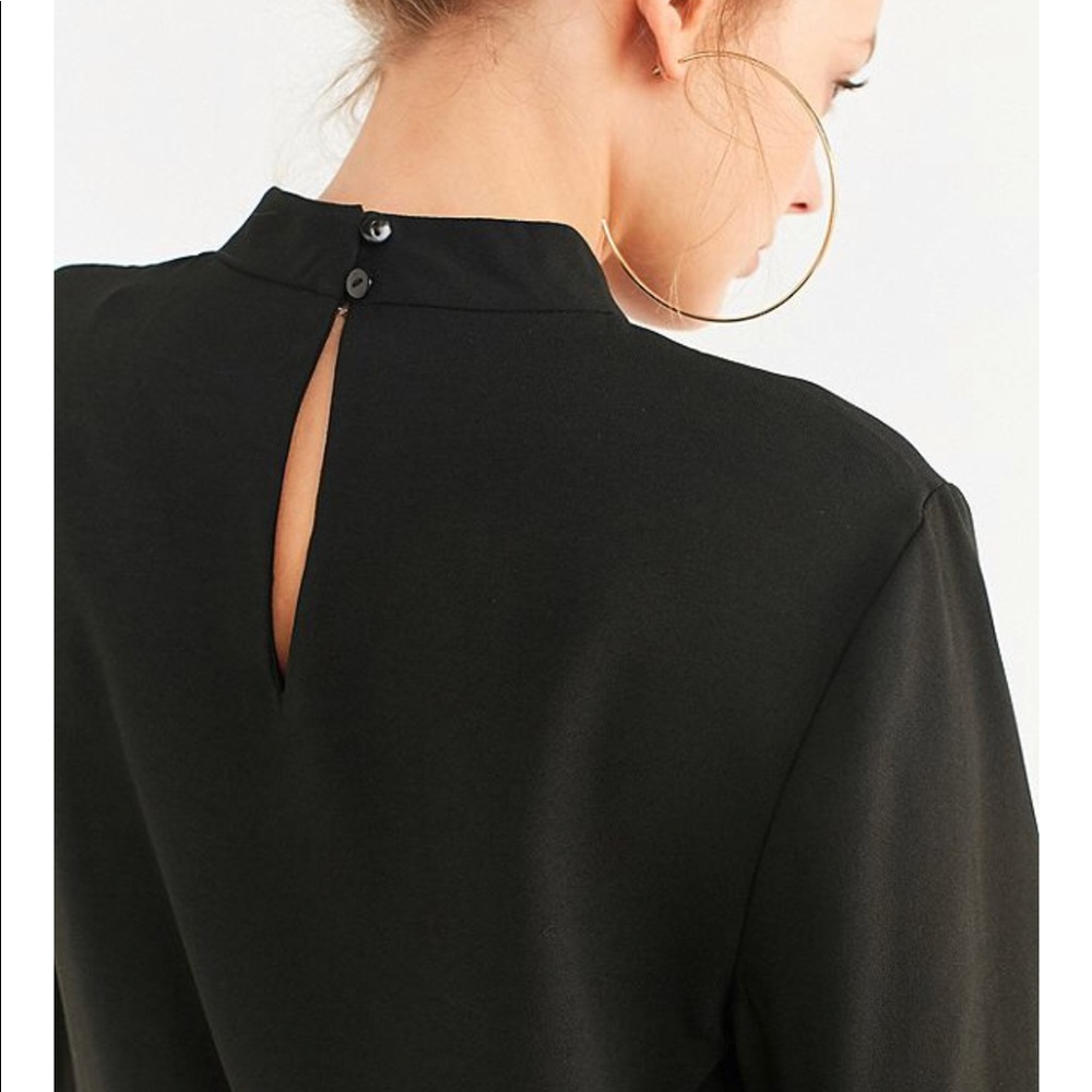 UO Cut-Out Collar Blouse